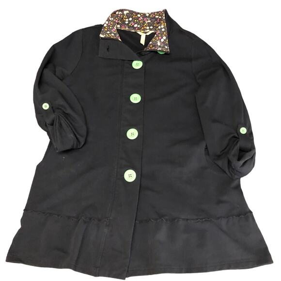 Matilda Jane A Million Little Things Navy Blue Jacket Womens Large Cottagecore - Picture 9 of 10